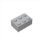 TTEHGB TOY Classic Bulk Brick Block 2x3, 100 Piece Light Gray Brick 2x3,Compatible with Lego Parts and Pieces 3002, Creative Play Set - Compatible with Major Brands(Colour:Light Gray)