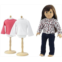 Emily Rose Doll Clothes 18-inch Doll Stretch Jeans with 3 Soft, Long Sleeved T-Shirts Tees Value Basics - 18 Doll Outfit Gift Boxed for Easter!
