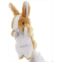 ZUXUCUVU Bunny Hand Puppets Rabbit Plush Animals Toys for Kids Imaginative Pretend Play Storytelling (Brown)