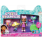 Gabbys Dollhouse, Gabby and Friends Figure Set with Rainbow Gabby Doll, 3 Toy Figures and Surprise Accessory Kids Toys for Ages 3 and up