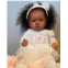 CJZYING Reborn Baby Dolls Black - 22 Inch Lifelike Baby Dolls African American Handmade Realistic Newborn Baby Dolls Girl, Gift for Kids Age 3+