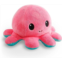 TeeTurtle - The Original Reversible Octopus Plushie - Pink + Aqua - Cute Sensory Fidget Stuffed Animals That Show Your Mood, 4 inch
