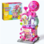 FUN LITTLE TOYS Girls Building Blocks Toys Candy Store Building Kit Girls Cake Ice-Cream Shop Street-View Bricks Toy for Girls Age 6-12 and Up(358Pcs)