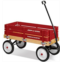 Radio Flyer Town and Country Wagon, Wooden Red Wagon