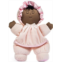 Genius Baby Toys Since 1998 11 Classic So-Soft Black, Brown, Multiracial Baby Girl Doll Lovey in Pink Dress
