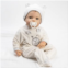 Paradise Galleries Realistic Reborn Baby Boy Doll, Jannie de Lange Designers Doll Collections, 21 Adorable Christmas Holiday Baby Doll Gift with 5-pc Gift Set - Spooky Peak-A-Boo!
