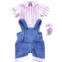 Medylove Reborn Baby Doll Clothes Outfit for 20-22 inch Reborn Dolls Baby Girl Clothing Jeans 3pcs Set