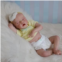 FASMAS Reborn Baby Dolls Girl - 18 inch Realistic Full Vinyl Body Newborn Baby Doll, Lifelike Sleeping Baby with Feeding Kit, Kids Gift for 3+ Years Old