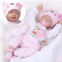 MAIHAO 22inch Lifelike Reborn Baby Dolls Girls with Soft Body Realistic Sleeping Babies Cheap Looks Like a Real Baby Newborn Toddler for Kids Eyes Closed