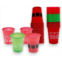 4Es Novelty Christmas Plastic Cups (50 Pack) Disposable 12 oz Bulk Humorous & Santa Cups - Christmas Disposable Plastic Cups for Party, Xmas Party Supplies
