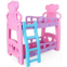 deAO Baby Doll Accessories Bunk Bed Doll Crib,Doll Furnitures Toy Bed Doll Crib zfor Twin Dolls fits 14 Inch,Doll Furniture Accessories Toys