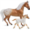 Breyer Horses Freedom Series Effortless Grace Horse and Foal Set Horse Toy 9.75 x 7 1:12 Scale Model #62224