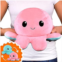 TeeTurtle - Original Reversible Big Octopus Plushie - Pink + Blue - Huggable and Soft Sensory Fidget Toy Stuffed Animals That Show Your Mood - Gift for Kids and Adults!