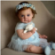 Angelbaby 24 inch Cute Real Reborn Baby Doll Toddler Girl Lifelike Sweet Soft Silicone Realistic Baby New Born Dolls with Real Life Rooted Hair Handmade Princess Dolls for Girl Pla