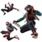 QUUUY S-Piderman: Into The Spider-Verse Miles Morales Sentinel SV Super Heroes 6 inches / 16 cm Joints Moveable Action Figure Collectable Model Ornaments Toy Box Set (Miles Morales