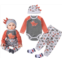 Pedolltree Reborn Baby Dolls Clothes Boy Outfits 22 Inch Clothing Accessories Dinosaur 4 Pcs Set for 20-22 Inch Newborn Reborn Dolls
