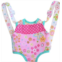 Baby Whitney Patchwork Pink Doll Front Carrier with Straps