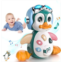 MOONTOY Baby Musical Penguin Toys Crawling Walking Moving Tummy Time Light Up Infant Toys 0-3 3-6 Month Baby Toys 6-12 12-18 Months Interactive Learning Toddler Birthday Gift for 1