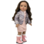 The New York Doll Collection 18 Inch Dolls with Soft Hair and Accessories - Soft Body 18 inch Doll with Sleeping Eyes, Poseable Vinyl Arms & Legs, Dress Outfit - Cute 18 Doll Set for Girls - Original