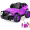 Ynanimery Remote Control Car, Toy Car for Boys Girls Birthday, 1:20 Scale RC Truck Full Functions Racing Car for Toddlers Kids Indoor Outdoor Play, Purple