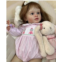 iCradle Reborn Baby Dolls 26inch Soft Silicone Vinyl Newborn Toddler Baby Doll Handrooted Brown Hair Babies Toy Gifts for Kids Age 3+