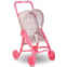Corolle Baby Doll Stroller with Folding Canopy - Mon Premier Poupon Accessory fits 12 Dolls, Pink/Floral Pattern, for Kids Ages 18 Months and up