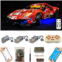 MYMG for Lego Technic Ferrari 488 GTE 42125 Super Motor and Remote Control and Light Upgrade Kit, APP 4 Modes Control, Compatible with Lego 42125(Model not Included) (Super Motor +