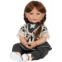 ADORA Realistic Baby Doll Lace - Toddler Doll Lace Baby, 20 inch, Soft CuddleMe Vinyl, Brown Hair/Blue Eyes