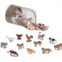 Terra by Battat ? Toy Farm Animals Tube ? 60 Mini Figures in 12 Realistic Designs ? Barnyard Animals in Storage Tube ? Cow, Pig, Goat, Sheep & More ? Farm Animals ? 3 Years +