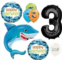 Ballooney s Ultimate Great White Shark Ocean Sea Creatures Theme 3rd Birthday Party Event Balloons Bouquet