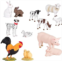 Terra by Battat ? Toy Farm Animals ? Cows, Dogs, Pigs & More ? Realistic & Detailed Animal Toys for Kids ? 6 Barnyard Animal Pairs ? Farm Animal Set ? 3 Years +