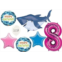 Ballooney s Great White Shark Birthday Balloons 8th Birthday Party Event Decorations Bouquet