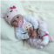 CHAREX Reborn Baby Dolls Lucy, 22 inch Realistic Reborn Girl Doll, Lifelike Newborn Baby Doll Soft Vinyl Weighted Gift Set