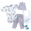 TATU 5 Pcs Set Reborn Baby Dolls Clothes Boy 22 Inch for 20-23 inch Reborn Dolls Clothes Clothing My Dino Outfit