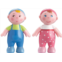 HABA Little Friends Babies Marie & Max - 2.5 Twin Baby Dollhouse Toy Figures (2 Piece Set)