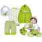 Babyfere 6 Pcs 22 inch Reborn Dolls Clothes Green Dinosaur Outfits for 20-22 inch Reborn Baby Girl and Boy Doll Clothes