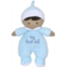 Ganz Baby Boy Doll - My First Doll Brown Baby Doll Soft Plush Toy Brown Skinned with Dark Hair Blue Outfit Gift for Your Son, Grandson, Cousin, Newborn or Toddler First Doll It Rattles!