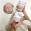 OtardDolls 33cm Full Body Solid Full Silicone Loulou Girl Reborn Dolls Lifelike Handmade Painted Reborn Dolls Gift for Kids