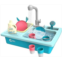 CUTE STONE Color Changing Kitchen Sink Toys, Children Heat Sensitive Electric Dishwasher Playing Toy with Running Water, Automatic Water Cycle System Play House Pretend Role Play T