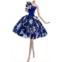 Peregrine Blue Tulle Dress Tutu Dress Blue Bridesmaid Wedding Dress Gown for 11.5 inches Dolls