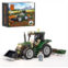 FUNWHOLE Farm Tractor Lighting Building-Bricks Set - Retro Tractor Model with Minifigure LED Light Building Set 367 Pcs for Adults and Teen