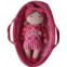 Baby Whitney Pink Daisy May 12 Plush Doll and Bed Carrier Set