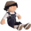 Tikiri Toys Joe Fabric Baby Doll, Boy Baby Doll in Dungaree and Cap, Ages 6 Months & Up