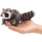 Folkmanis Mini Raccoon Finger Puppet, Gray, 1 EA