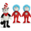 Aurora Plush Bundle of 3, 20 Cat in the Hat, and 12 Thing 1 & 12 Thing 2