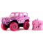 Jada Toys Disney Junior 1:16 Minnie Jeep Wrangler RC Remote Control Truck, 2.4 GHz Pink, Toys for Kids and Adults
