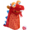 HABA Glove Puppet Eat it Up Dragon - Hand Puppet with Belly Bag to Eat Small Objects