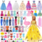 BARWA 41 Pack Doll Clothes and Accessories 15 Sets Doll Clothes 3 Wedding Long Dresses 3 Fashion Dresses 4 Tops Pants 2 Bikini Swimsuits 1 Pool Floaties 15 Shoes 10 Hangers for 11.