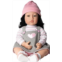 ADORA Realistic Baby Doll Girl Power Toddler Doll - 20 inch, Soft CuddleMe Vinyl, Brown Hair, Brown Eyes