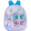 LUV HER Kids Frozen Fashionistas BackPack - Elsa & Anna Accessories Set For Girls - Princess Elsa Sets - Bows with Alligator Clips, Hair Ties, Backpack Ages 3+